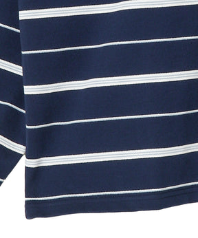 Moss Stitch Border L/S Polo