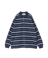 Moss Stitch Border L/S Polo