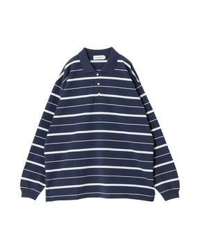 Moss Stitch Border L/S Polo