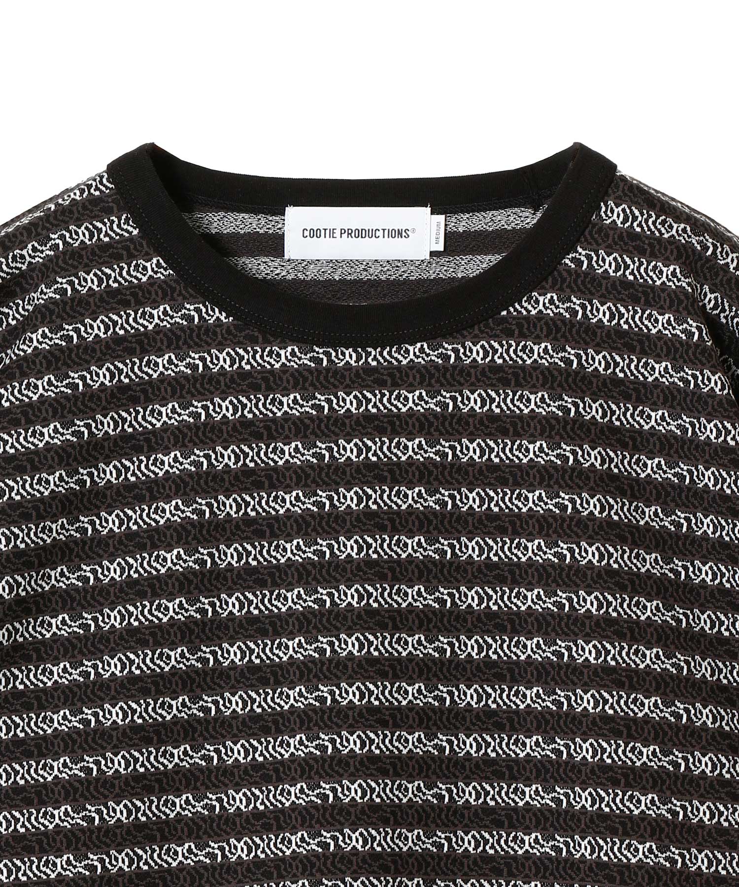 Supima Jacquard Border L/S Tee