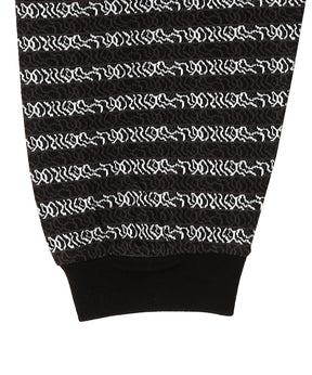 Supima Jacquard Border L/S Tee