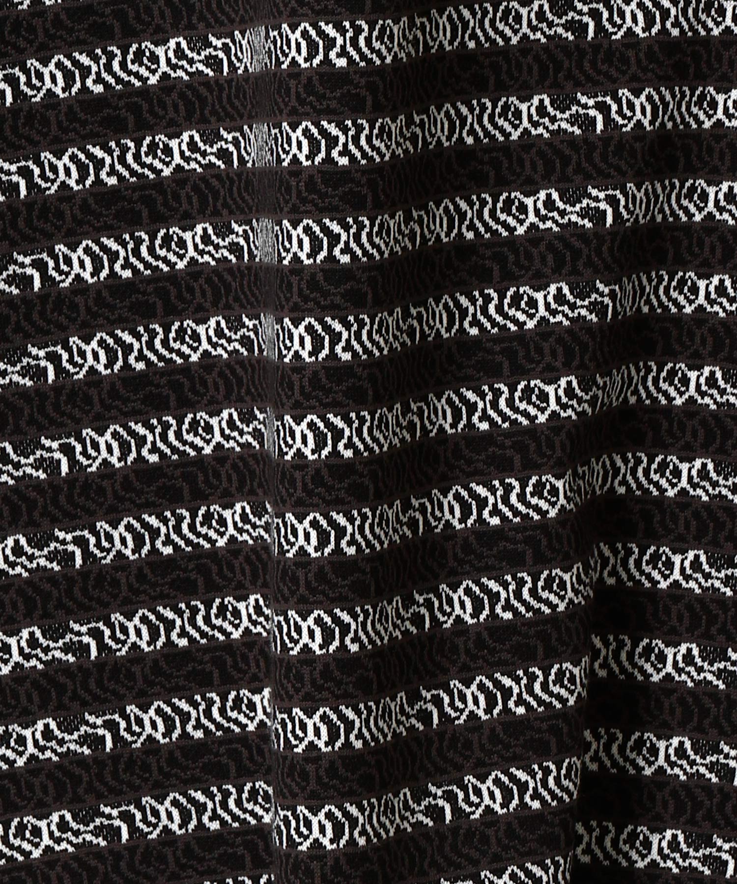 Supima Jacquard Border L/S Tee