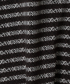Supima Jacquard Border L/S Tee