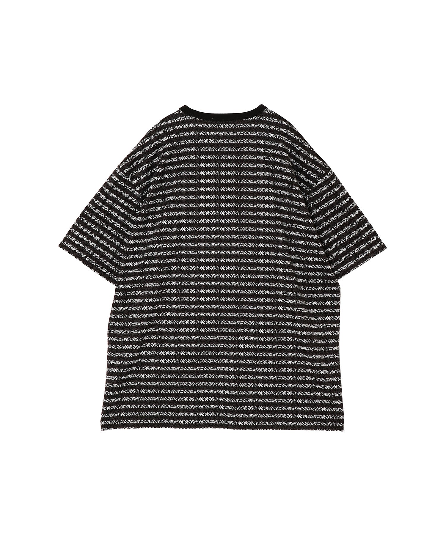 Supima Jacquard Border S/S Tee