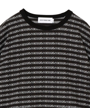 Supima Jacquard Border S/S Tee
