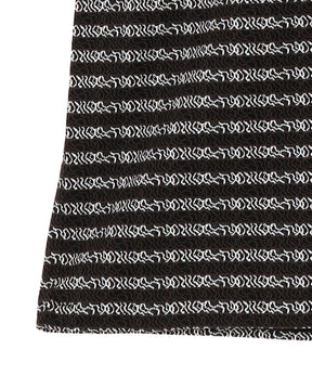 Supima Jacquard Border S/S Tee