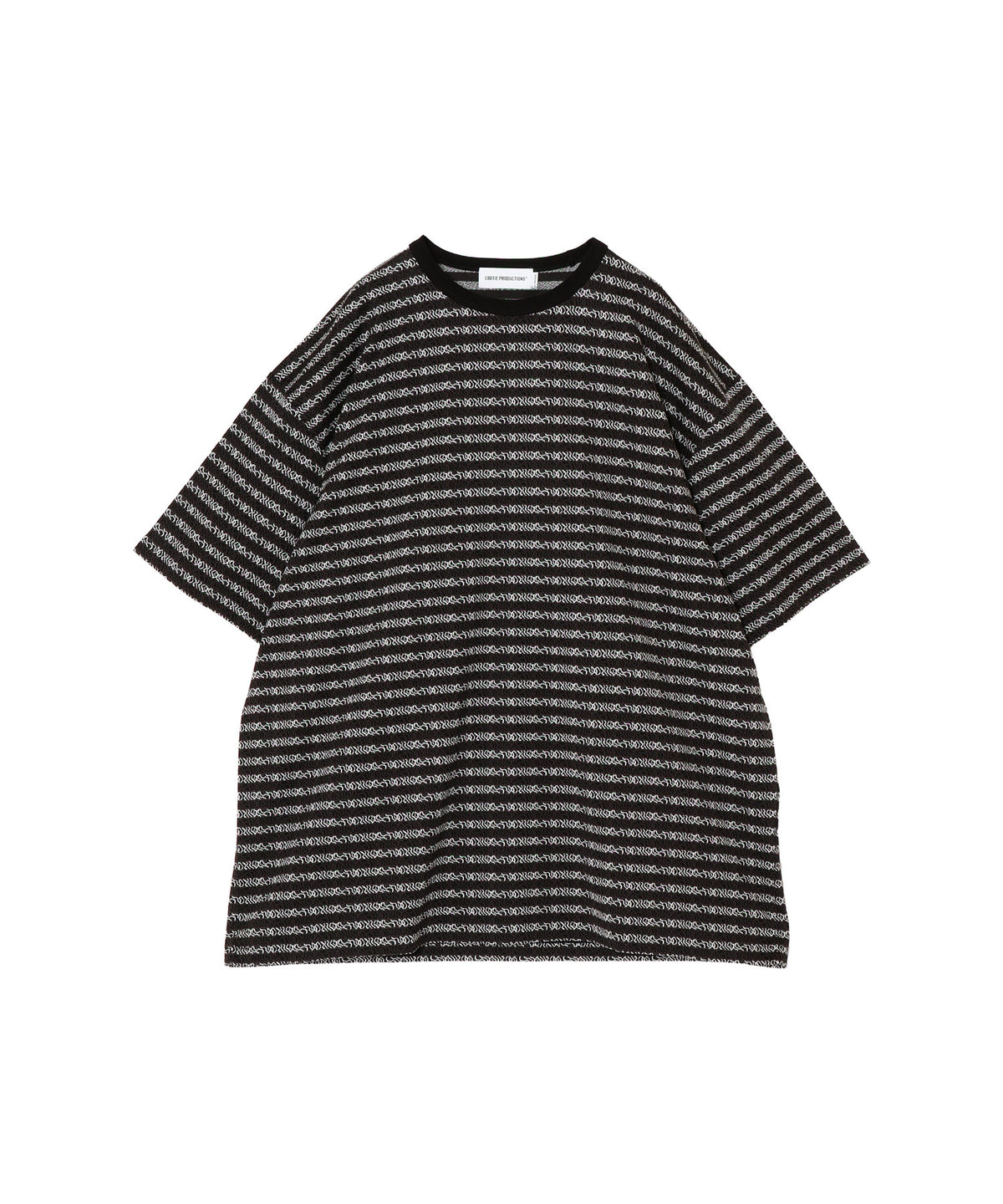 Supima Jacquard Border S/S Tee