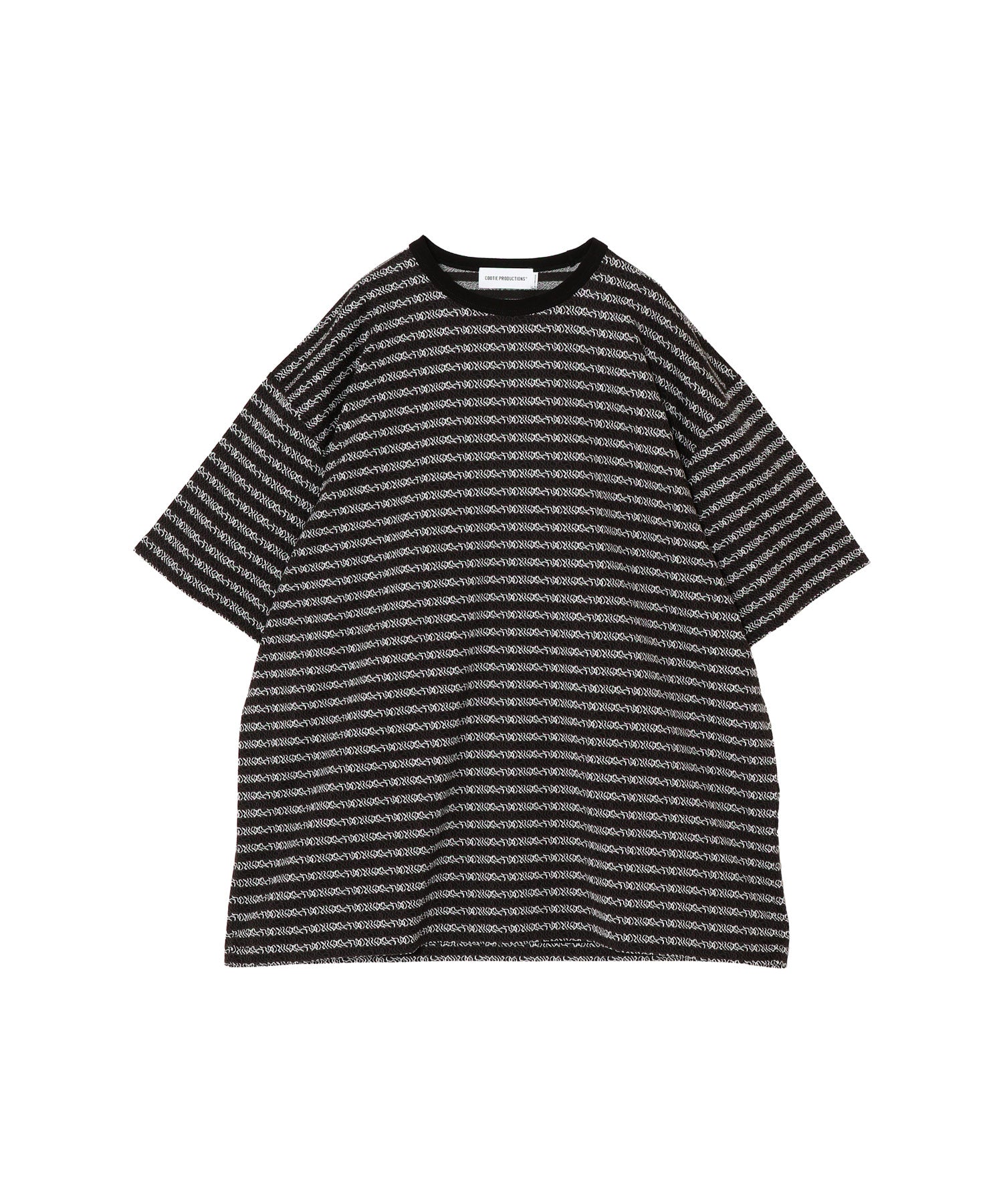 Supima Jacquard Border S/S Tee