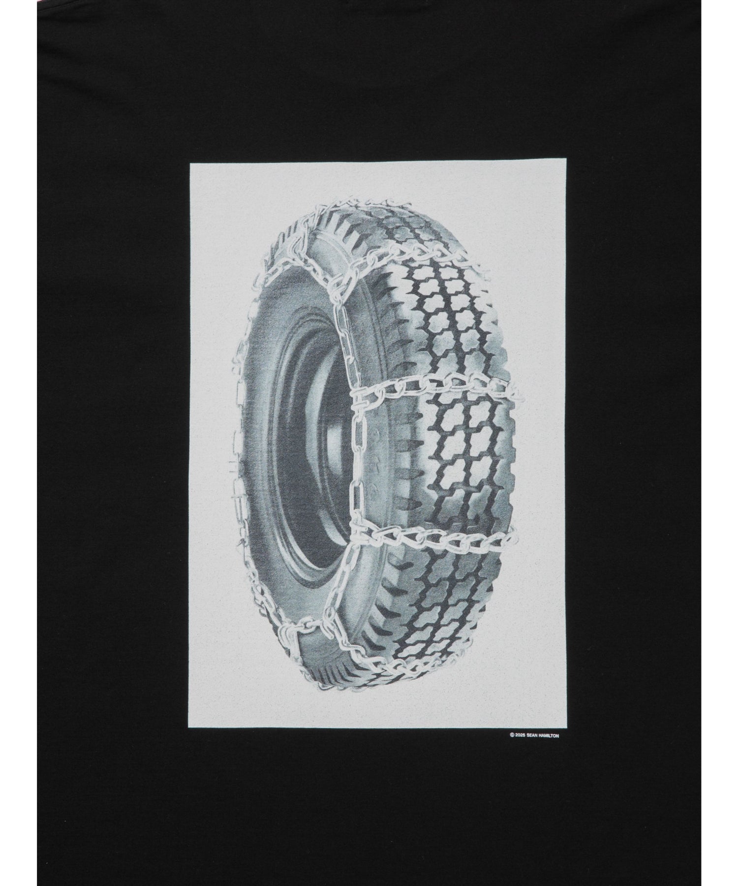 Print S/S Tee ( Tire with Chains )