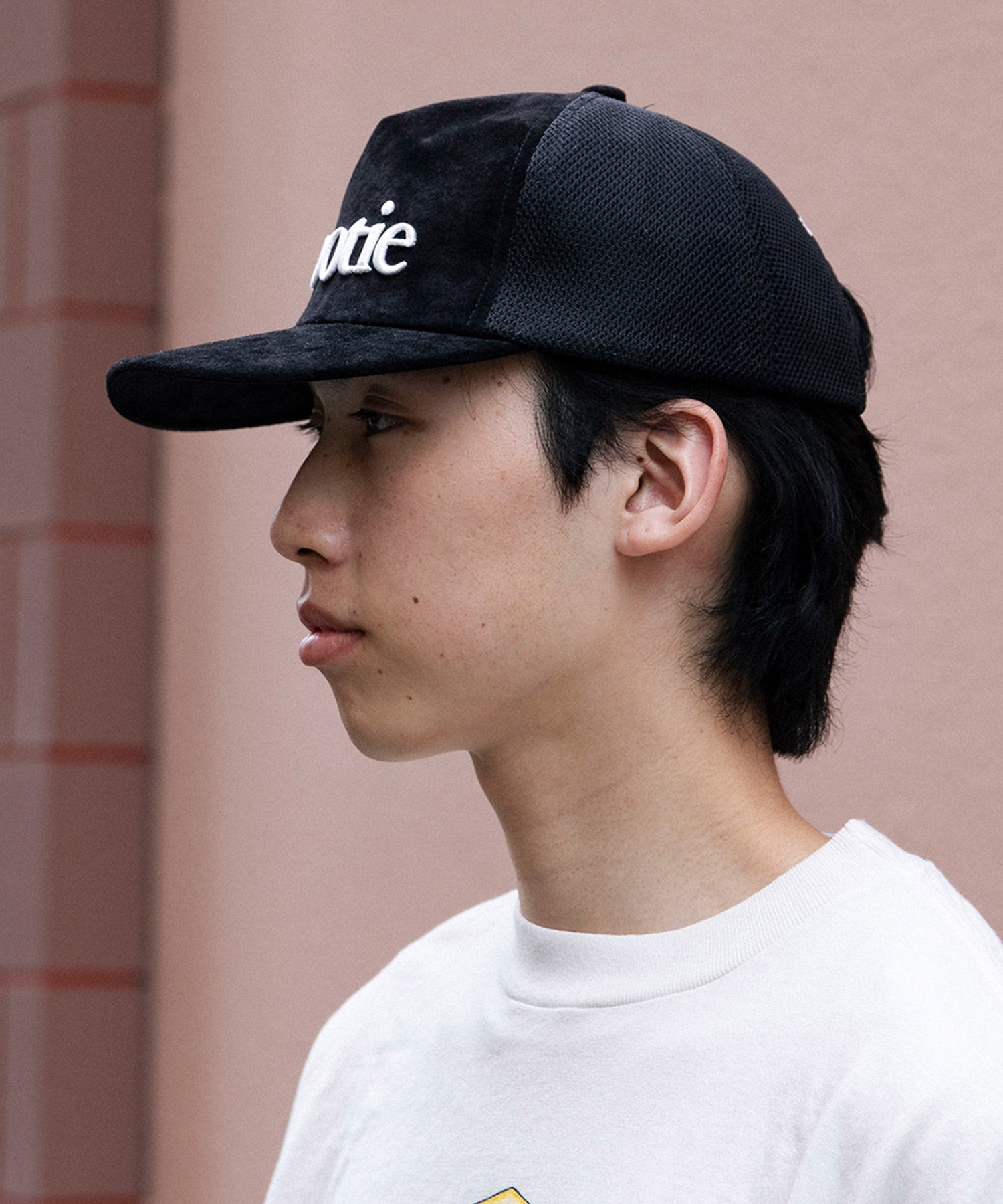 Suede 5 Panel Mesh Cap