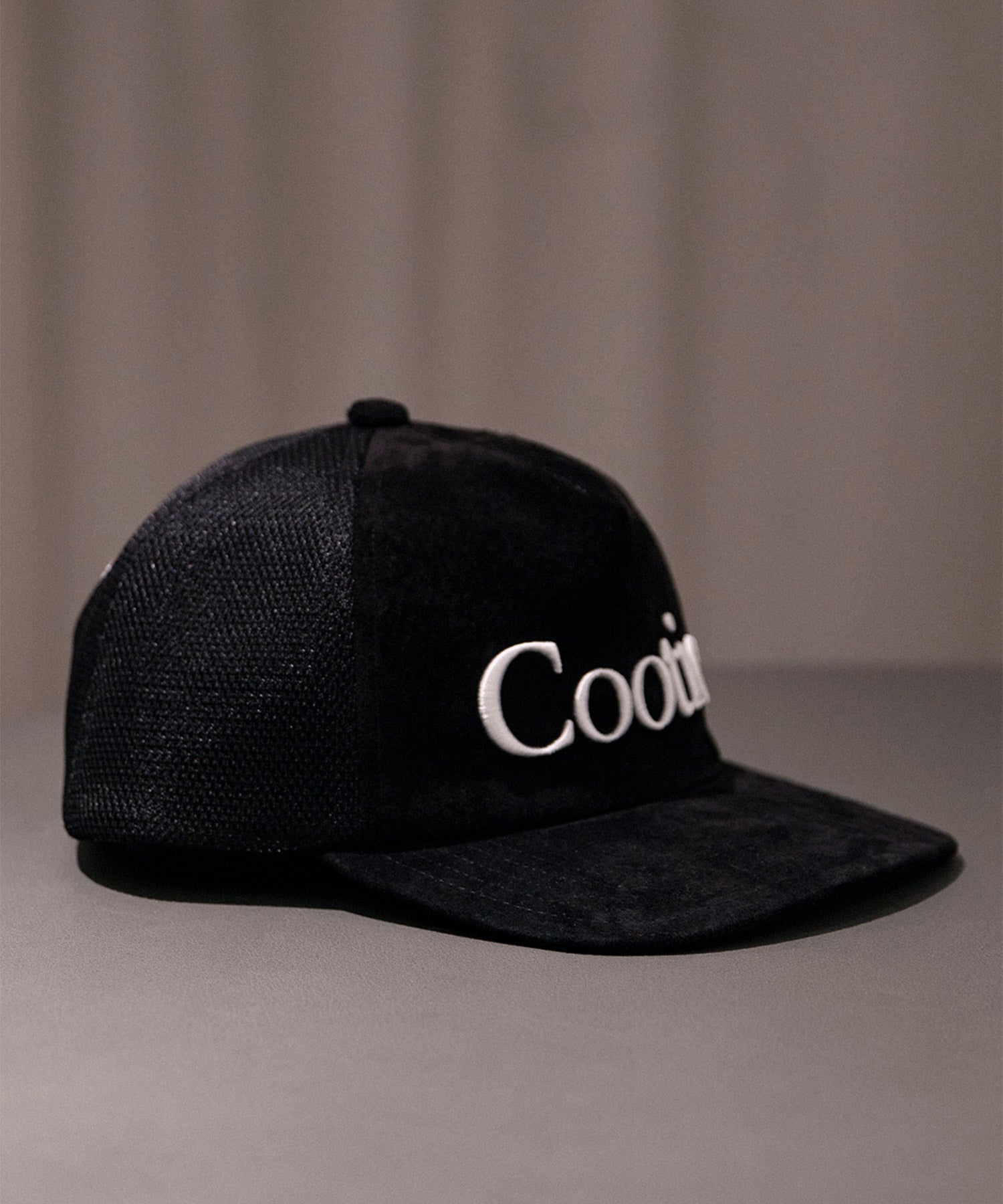 Suede 5 Panel Mesh Cap