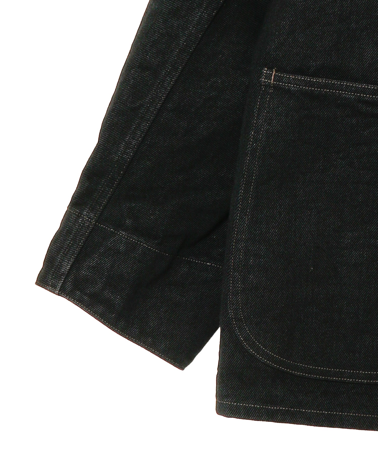 ブラックデニム ワークジャケット