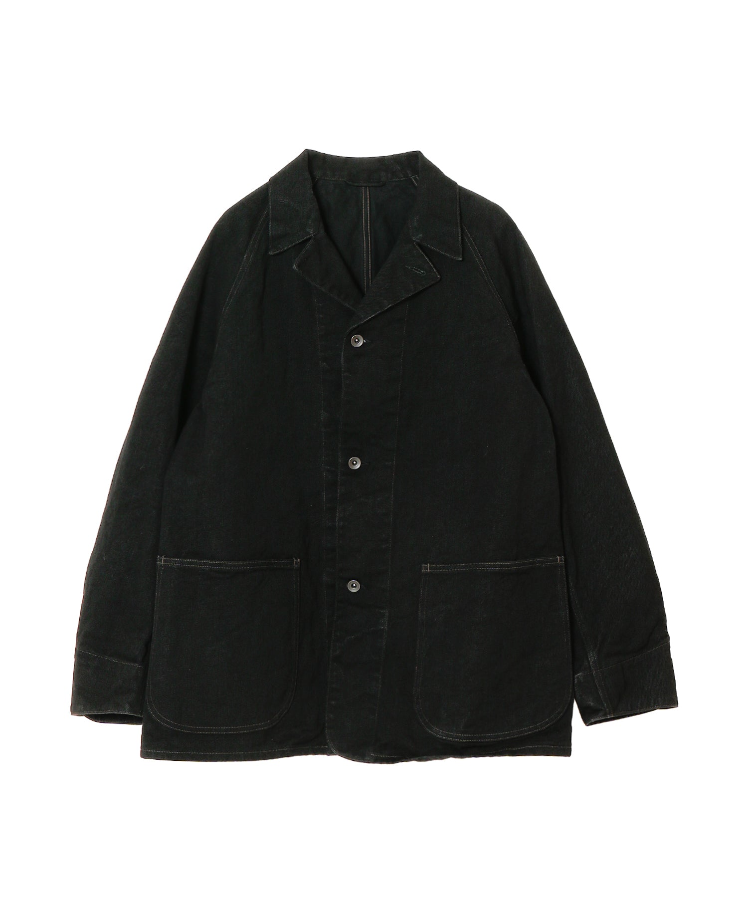 ブラックデニム ワークジャケット