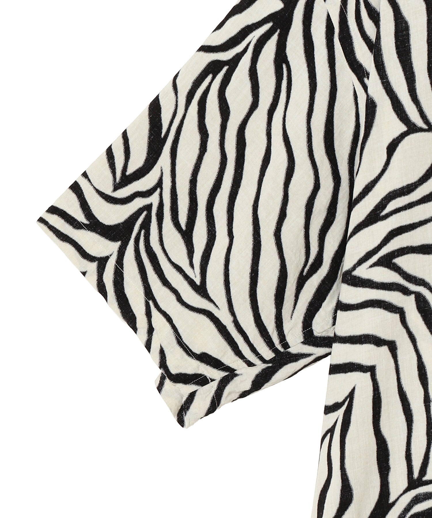 ZEBRA 半袖オープンカラーシャツ