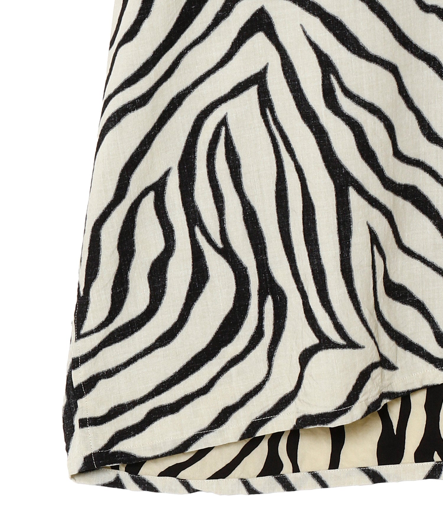 ZEBRA 半袖オープンカラーシャツ