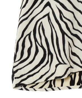 ZEBRA 半袖オープンカラーシャツ