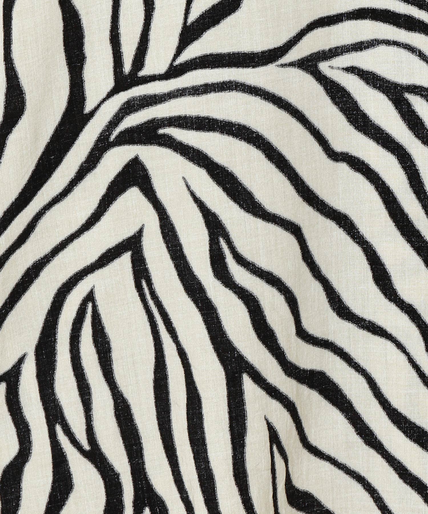 ZEBRA 半袖オープンカラーシャツ