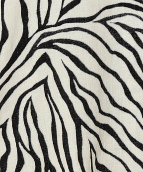 ZEBRA 半袖オープンカラーシャツ