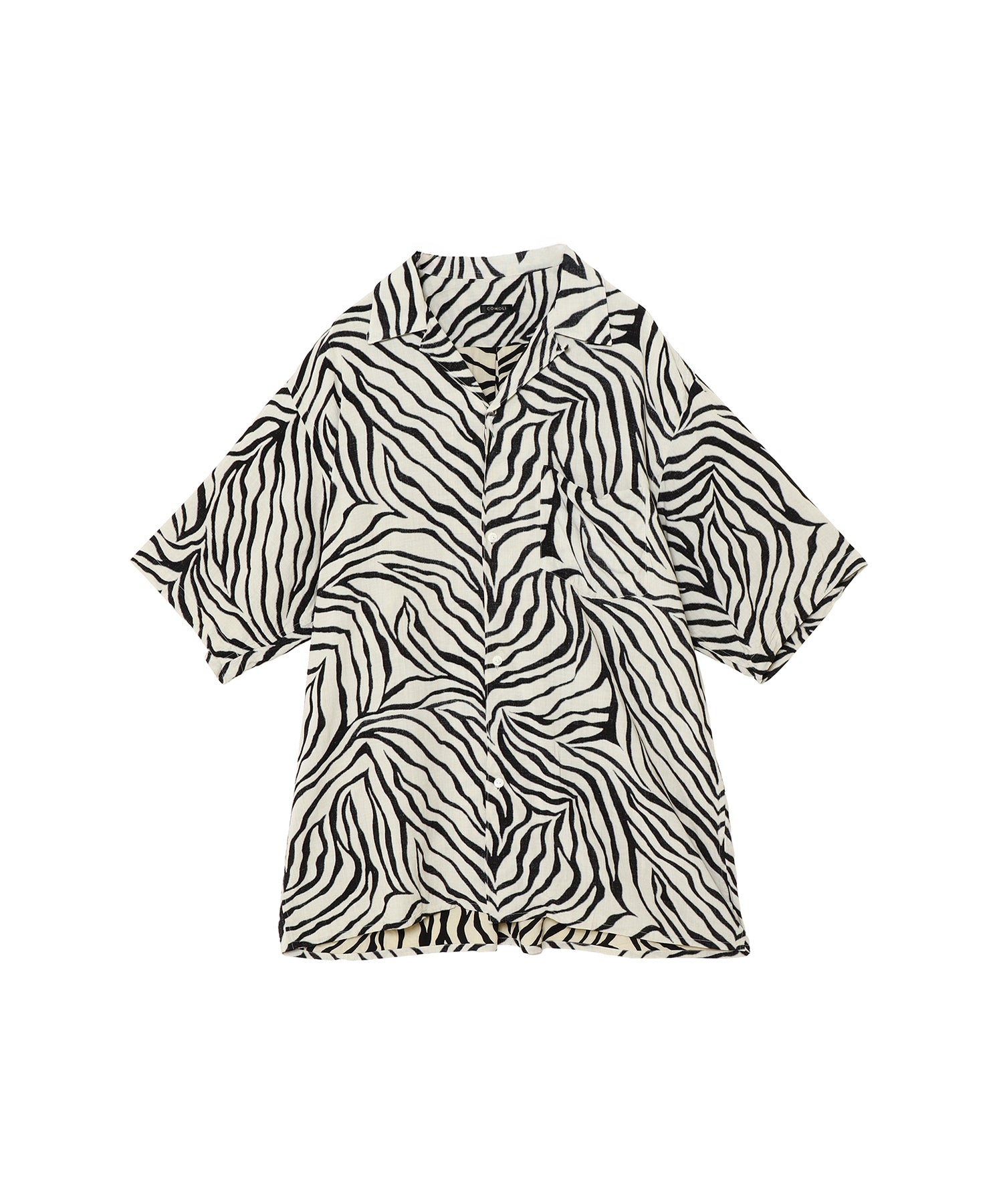 ZEBRA 半袖オープンカラーシャツ