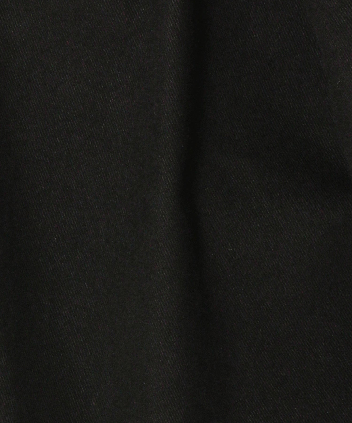 ブラックドリル テーパードパンツ