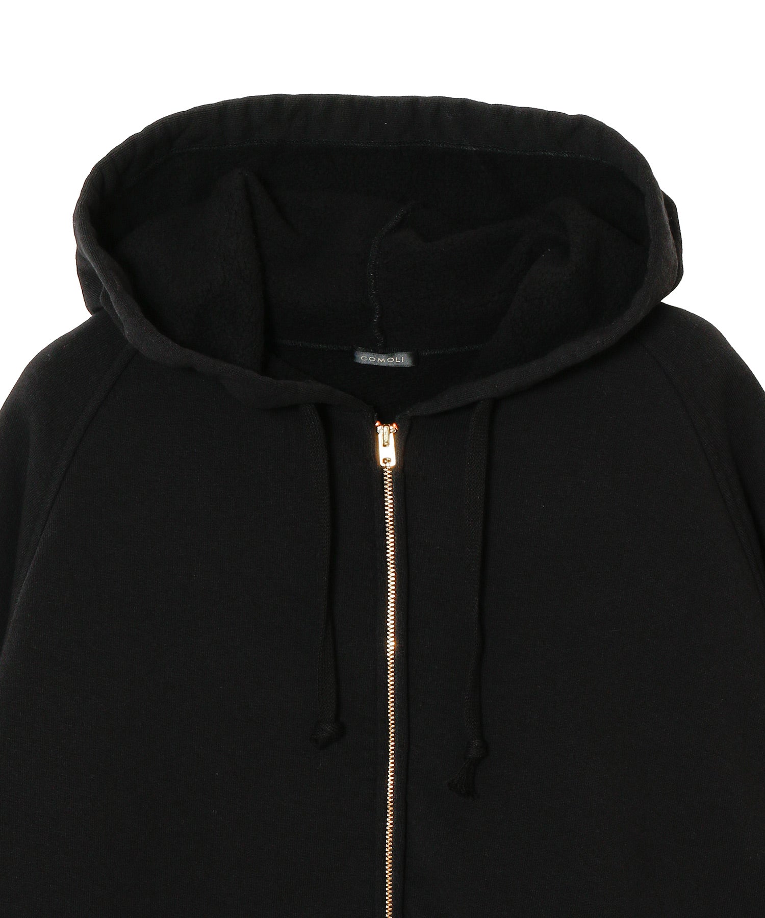 コットン裏毛 ジップパーカ