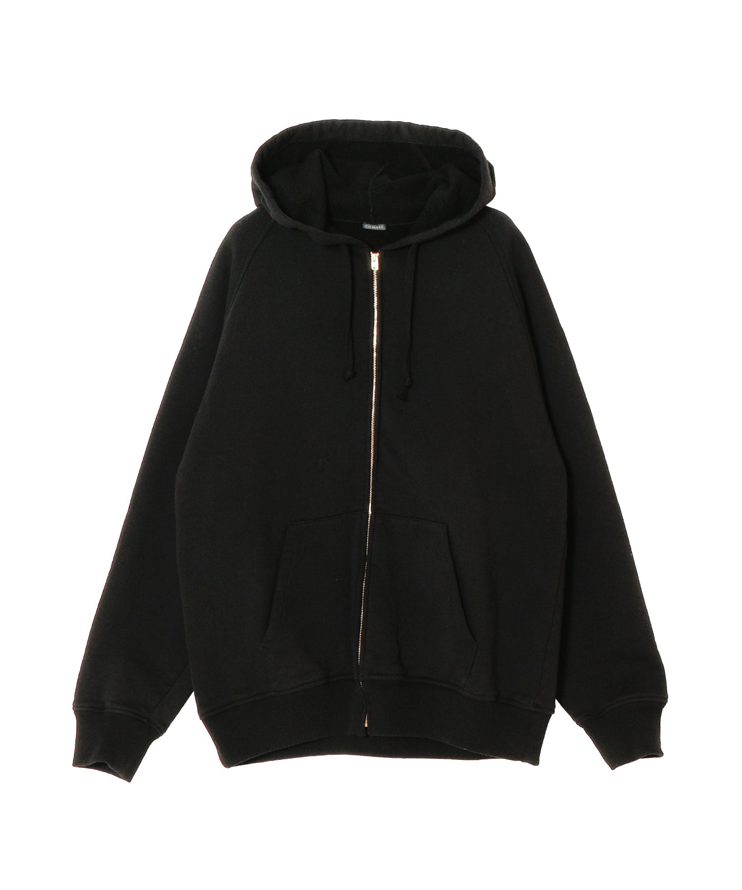 コットン裏毛 ジップパーカ