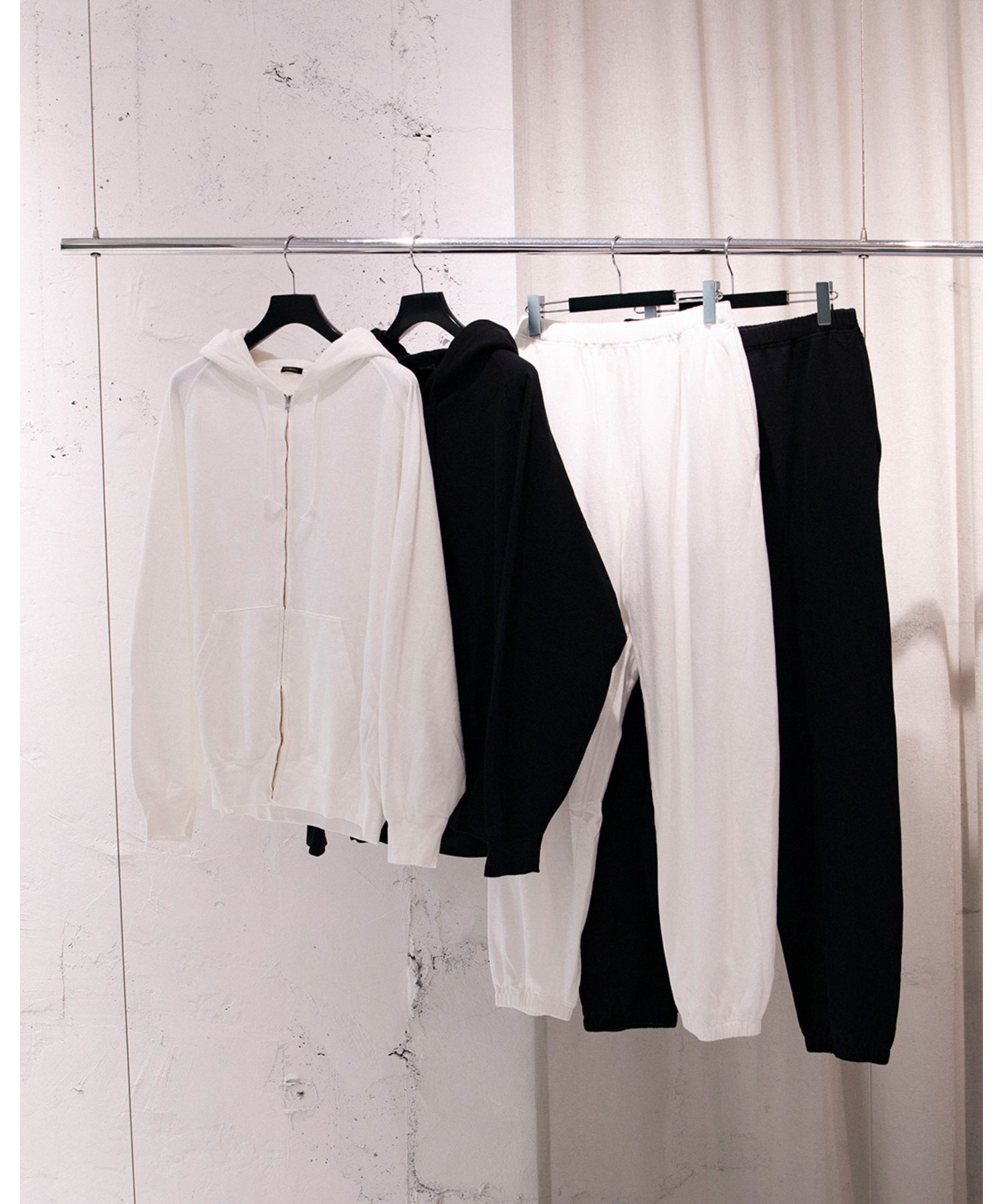 LWコットン裏毛 ジップパーカ - COMOLI (コモリ) - tops (トップス