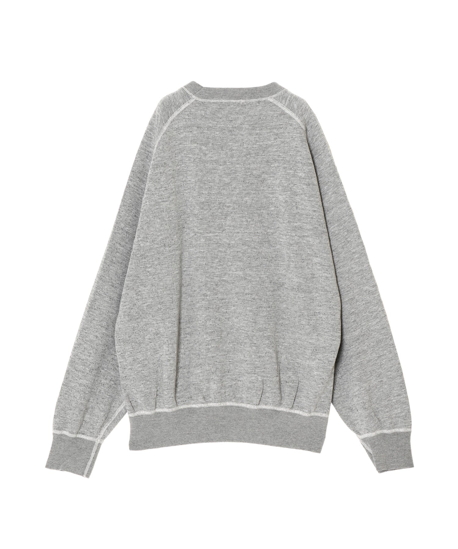 グレー裏毛 クルーネック - COMOLI (コモリ) - tops (トップス