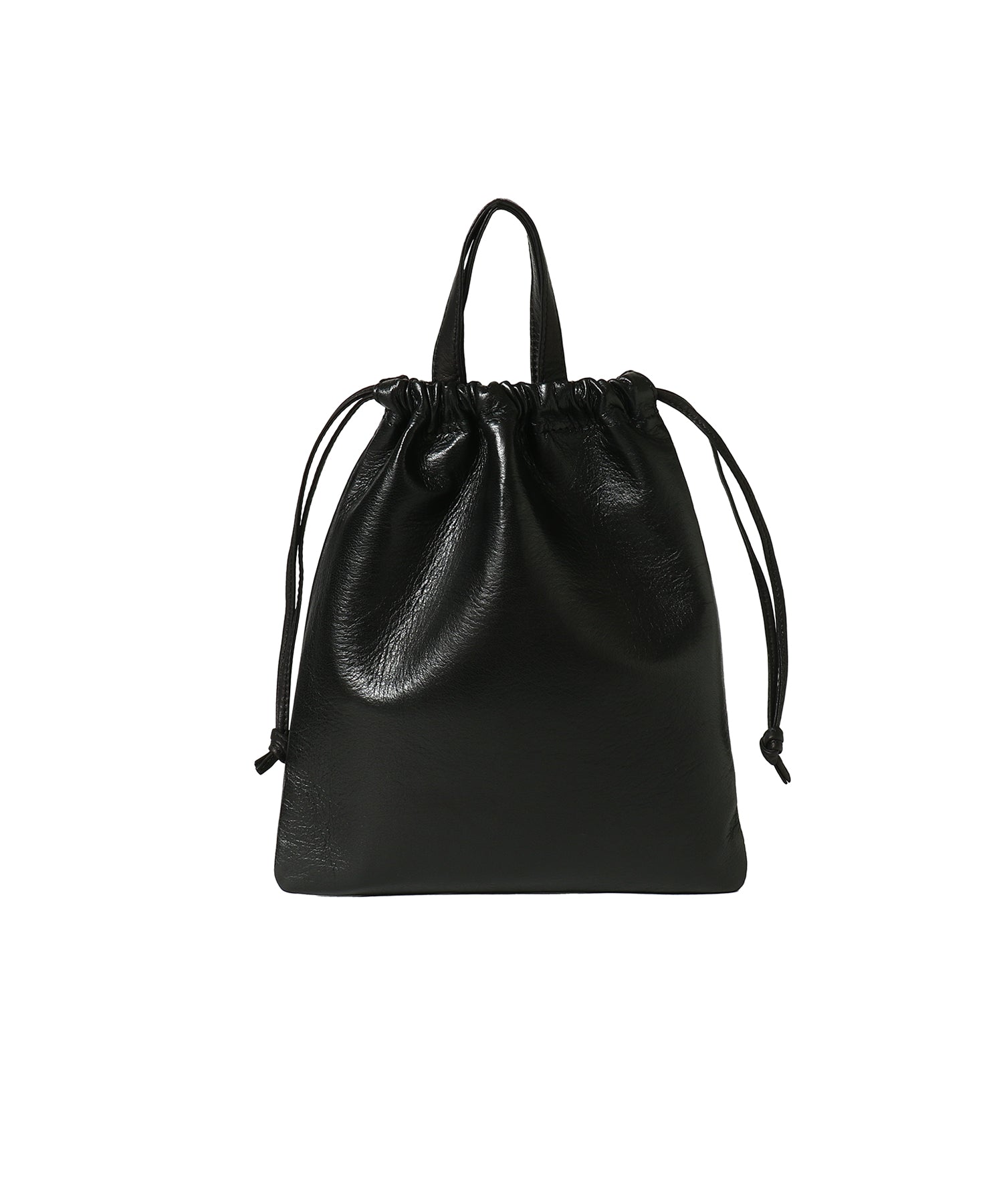 Double Faced DRAWSTRING POUCH +handle : M