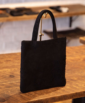 BACK SIDE SKIN FLAT TOTE : MINI