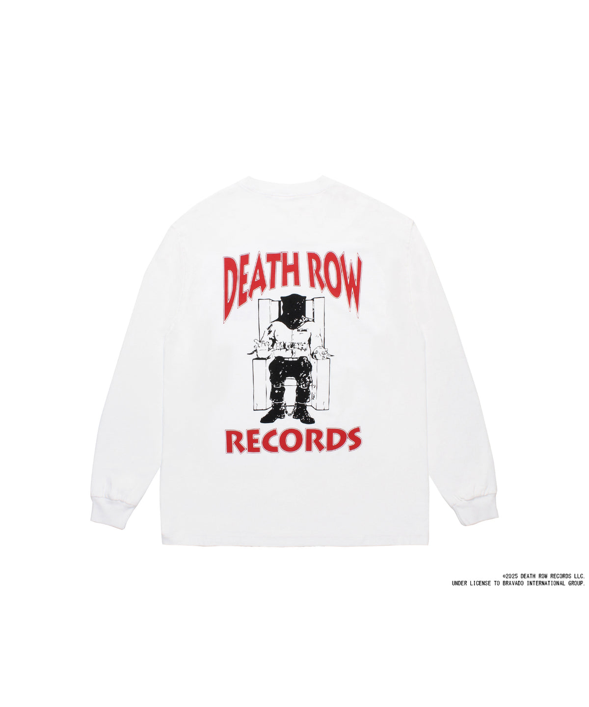 DEATH ROW RECORDS / WASHED HEAVY WEIGHT LONG SLEEVE T-SHIRT