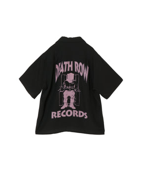 DEATH ROW RECORDS / 50'S OPEN COLLAR SHIRT