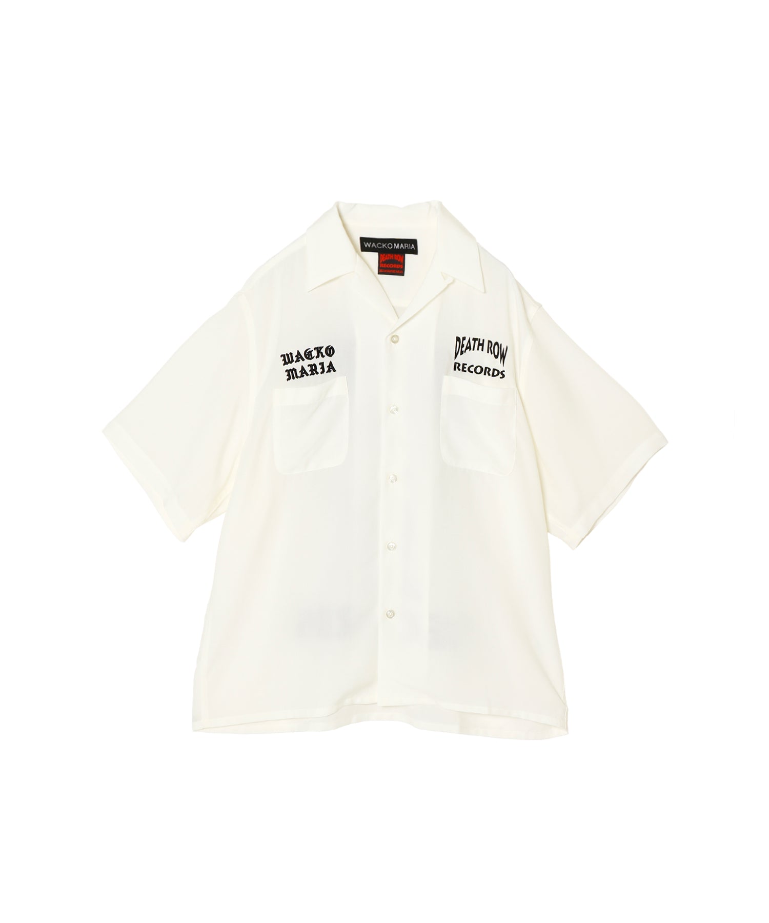 DEATH ROW RECORDS / 50'S OPEN COLLAR SHIRT