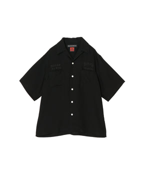 DEATH ROW RECORDS / 50'S OPEN COLLAR SHIRT