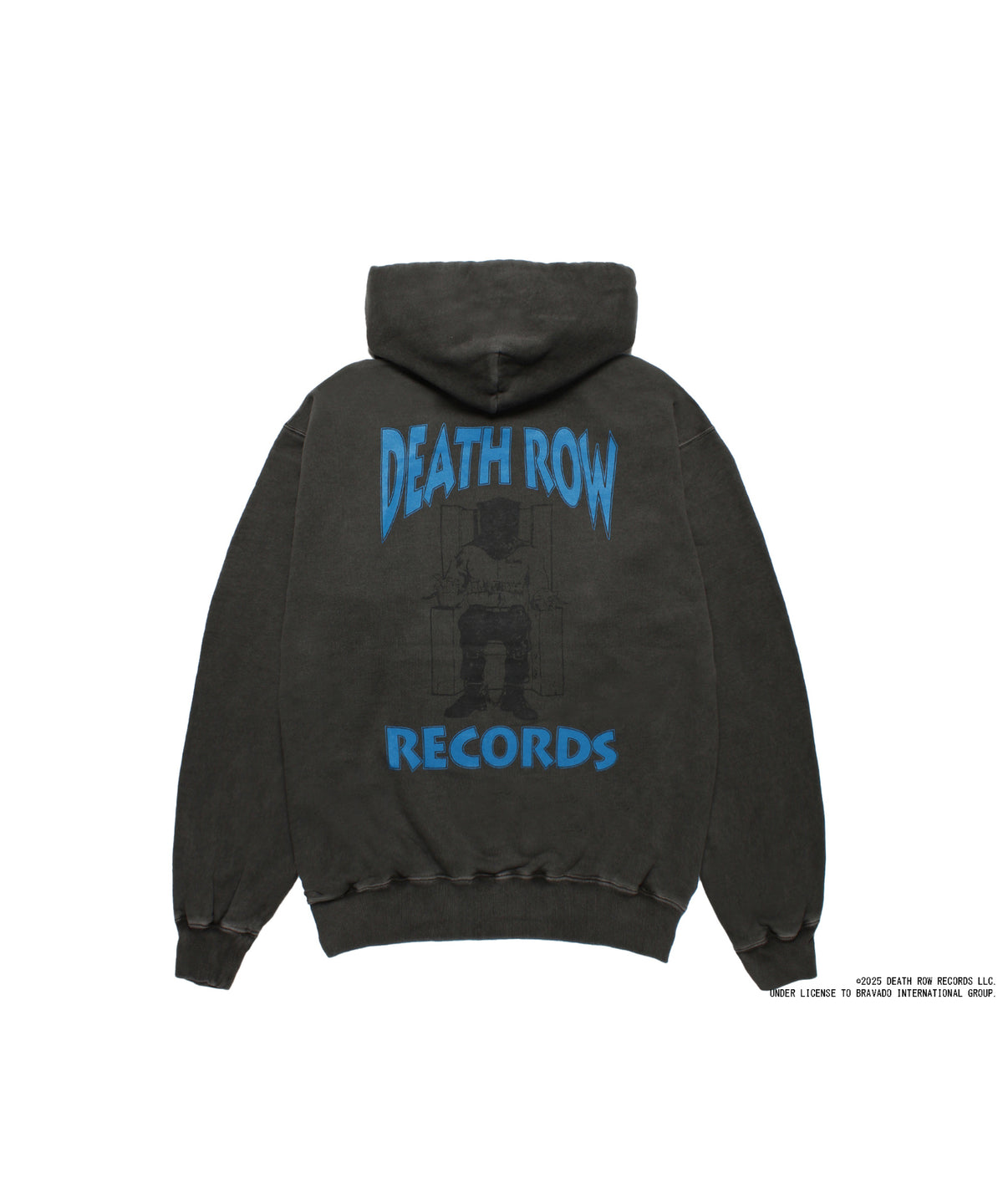 DEATH ROW RECORDS / GARMENT DYED HOODED SWEAT SHIRT
