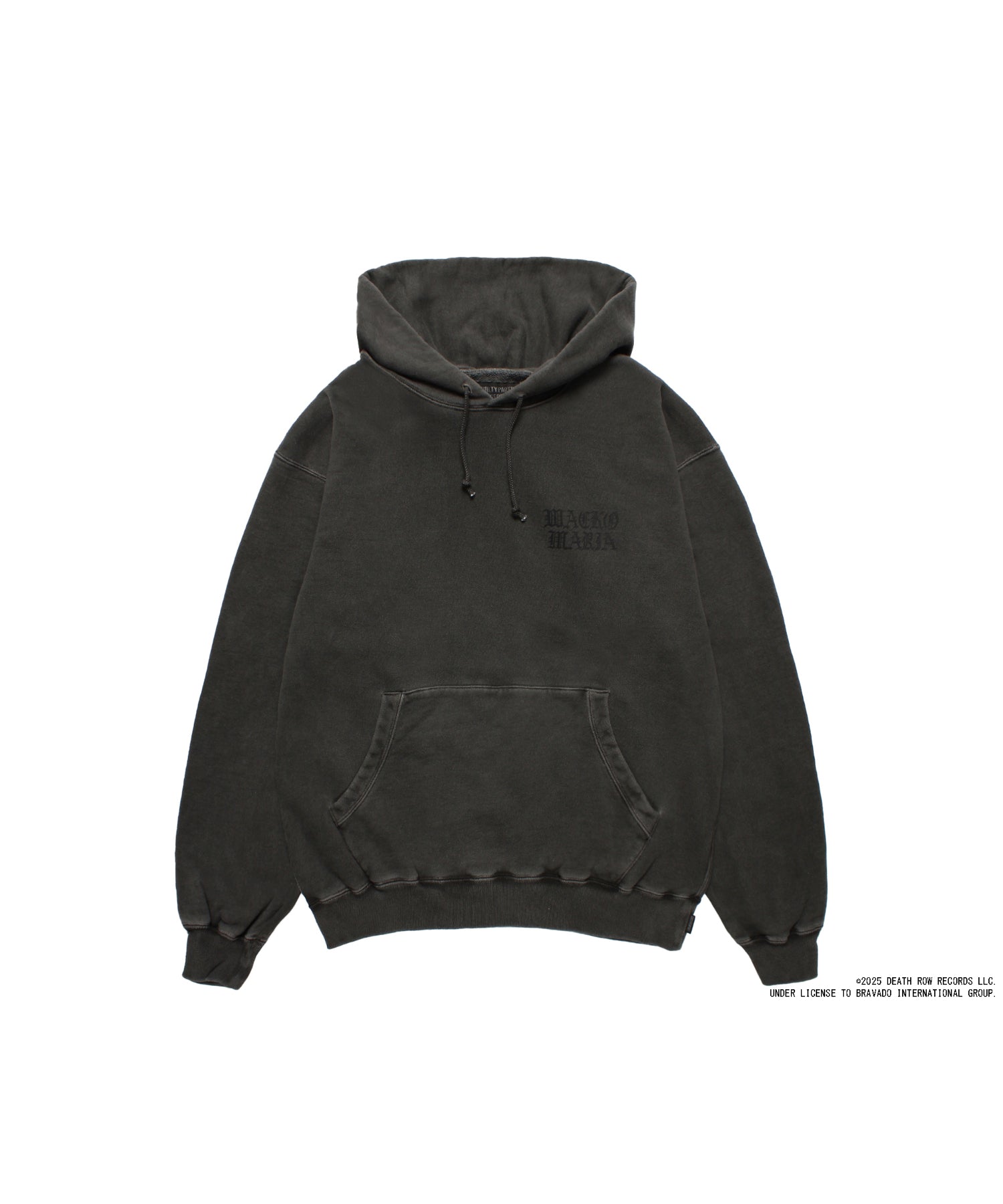 DEATH ROW RECORDS / GARMENT DYED HOODED SWEAT SHIRT