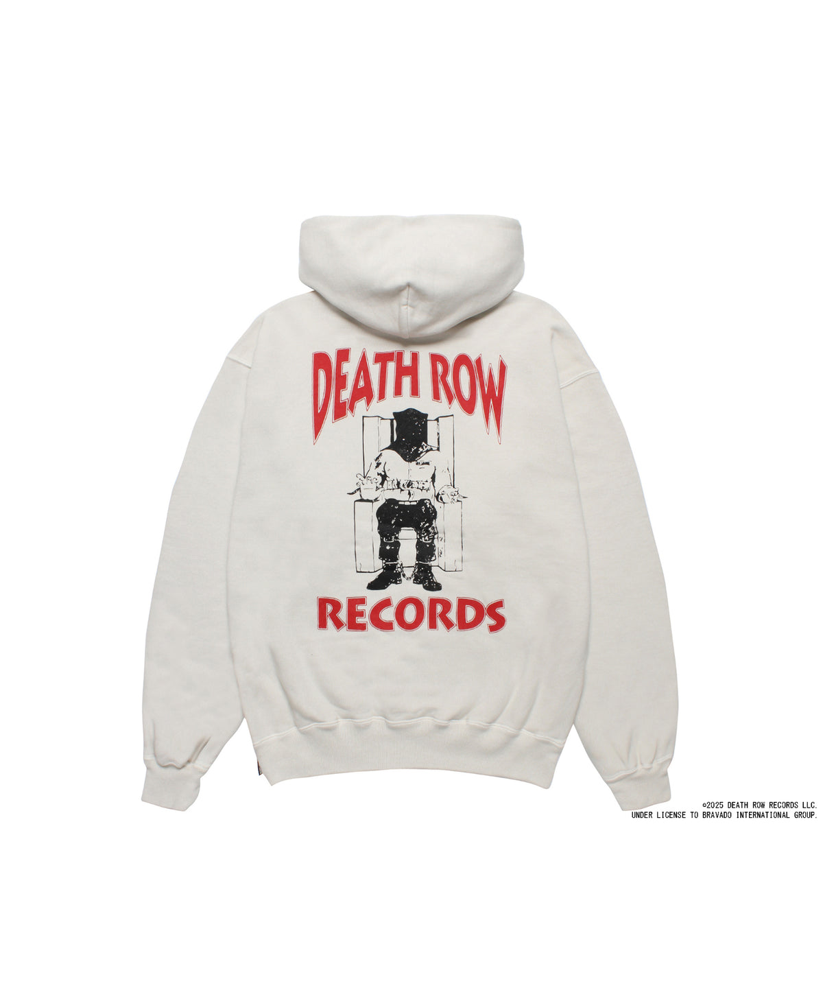 DEATH ROW RECORDS / GARMENT DYED HOODED SWEAT SHIRT