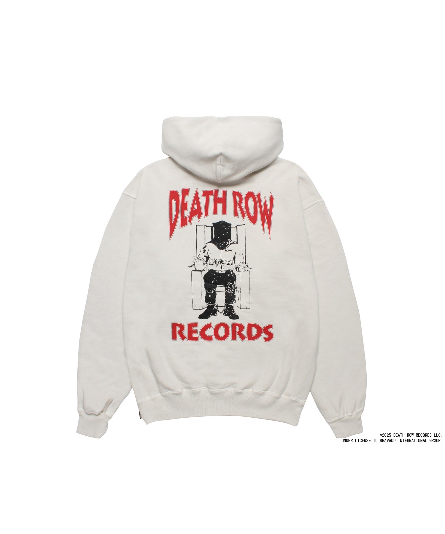 DEATH ROW RECORDS / GARMENT DYED HOODED SWEAT SHIRT