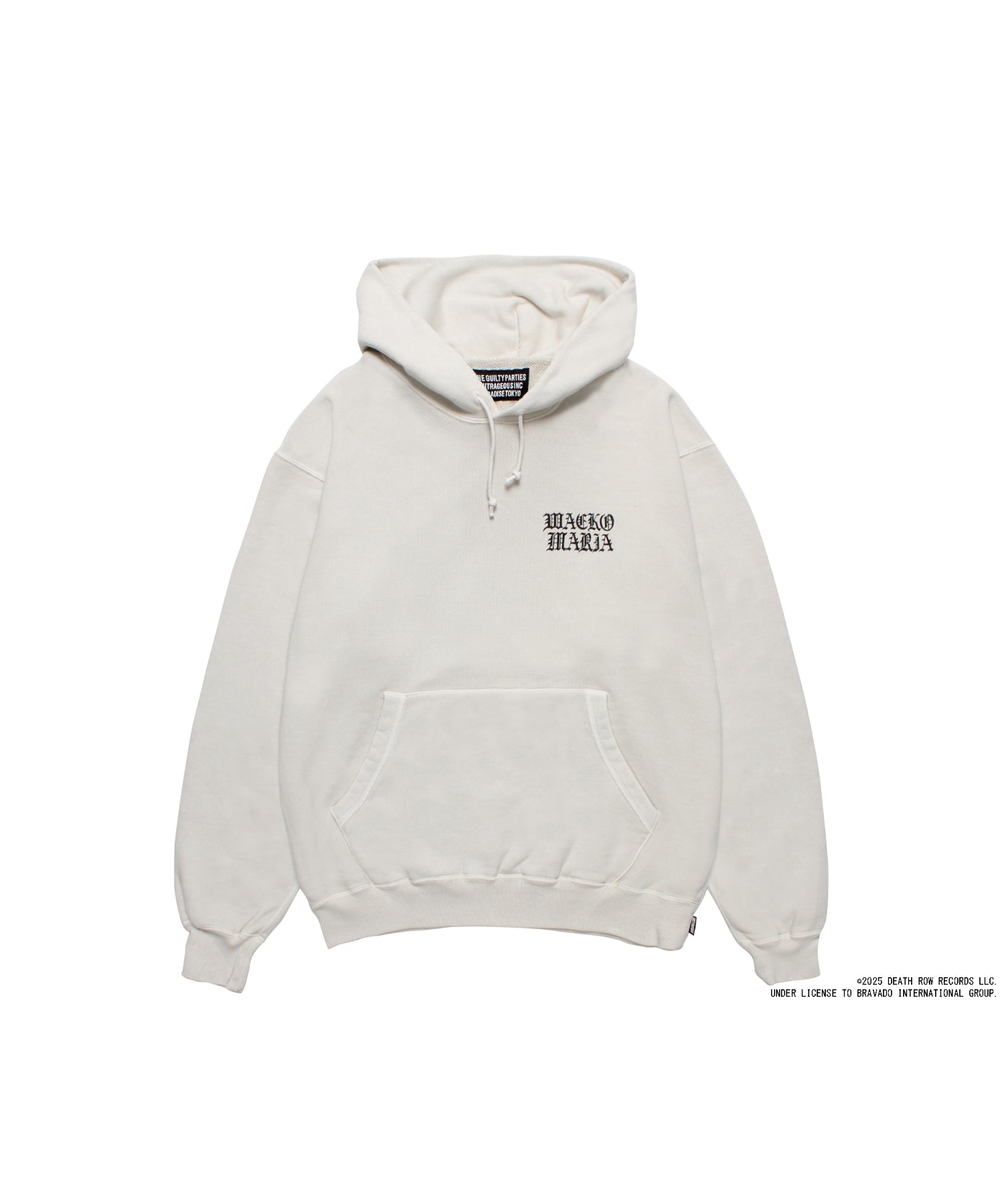 DEATH ROW RECORDS / GARMENT DYED HOODED SWEAT SHIRT