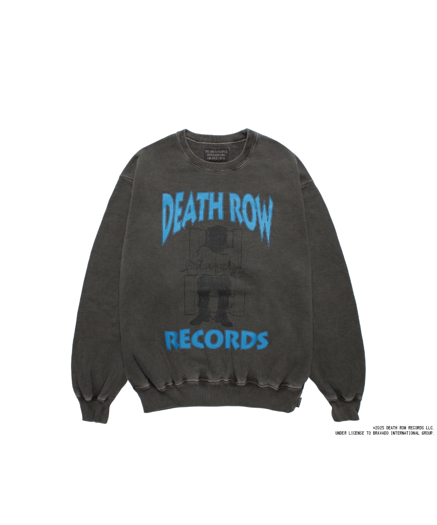 DEATH ROW RECORDS / GARMENT DYED SWEAT SHIRT