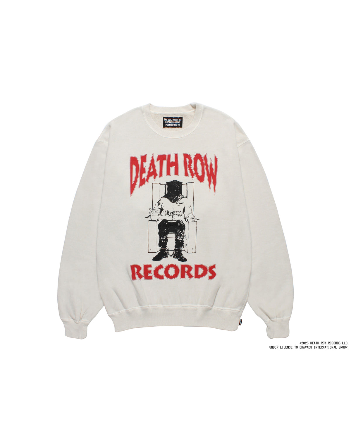 DEATH ROW RECORDS / GARMENT DYED SWEAT SHIRT