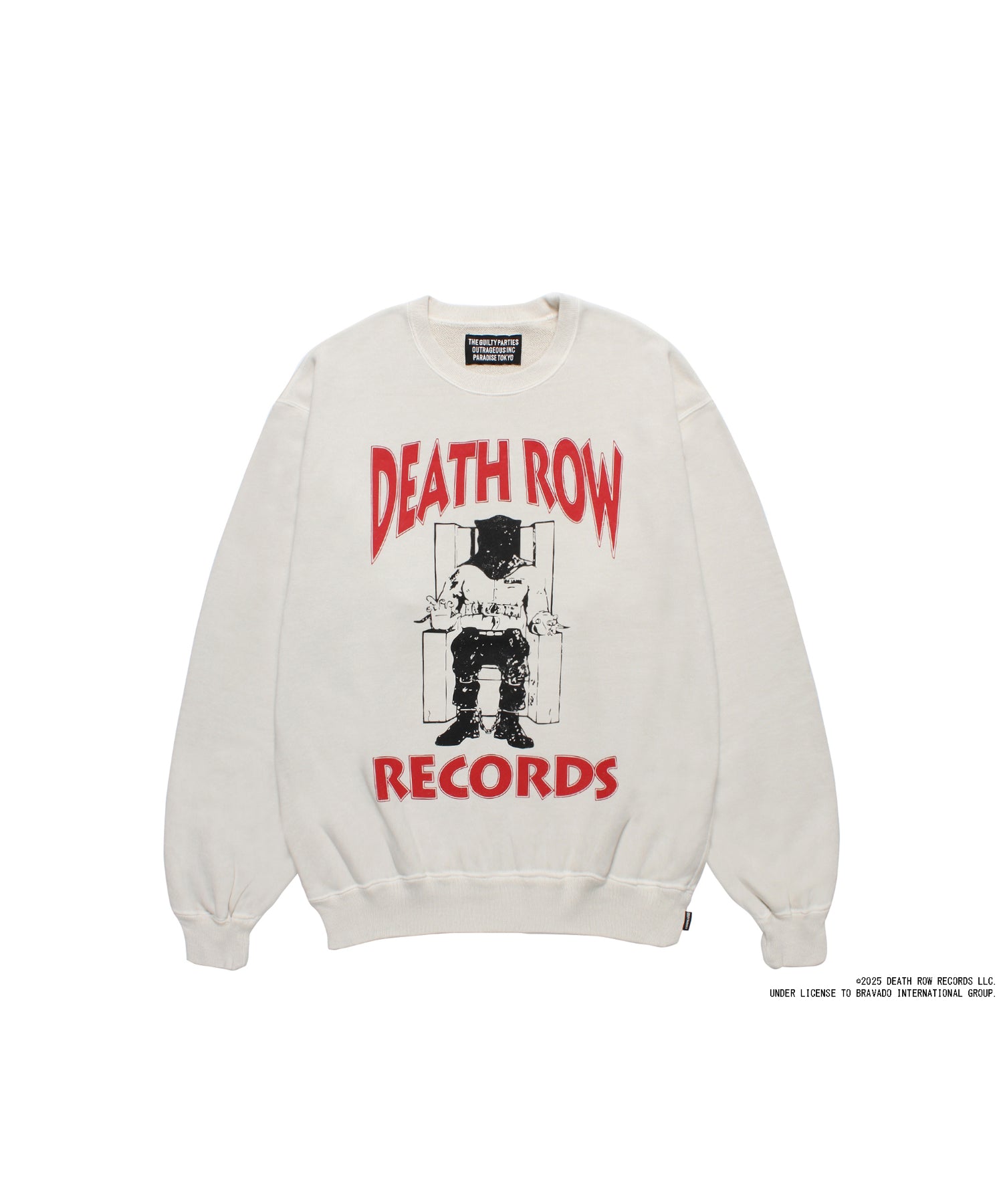 DEATH ROW RECORDS / GARMENT DYED SWEAT SHIRT