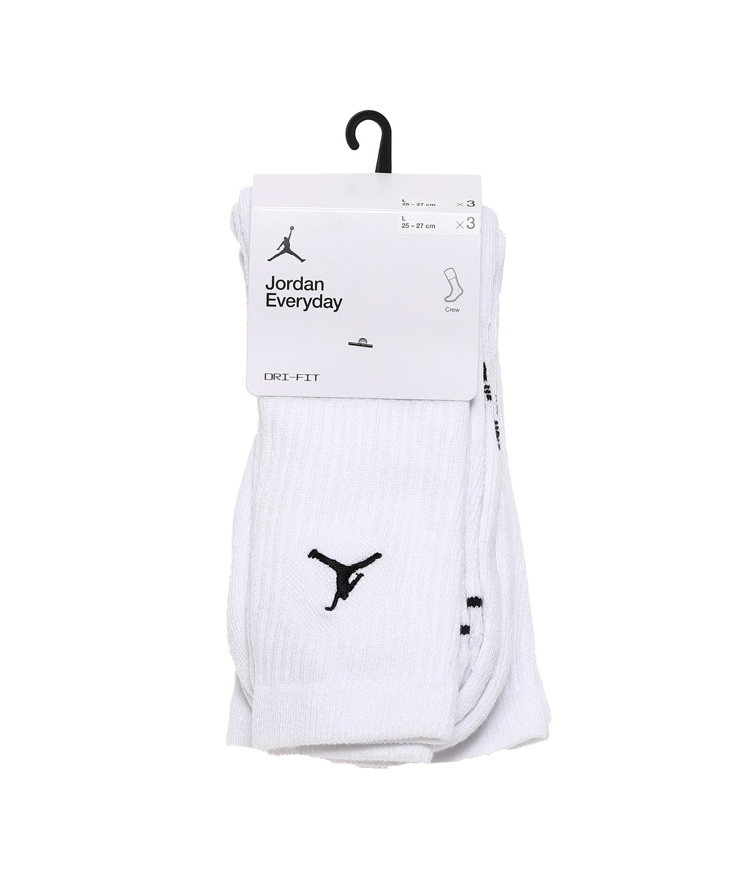 Jordan Ed Cush Poly Crew Socks 3Pr 144