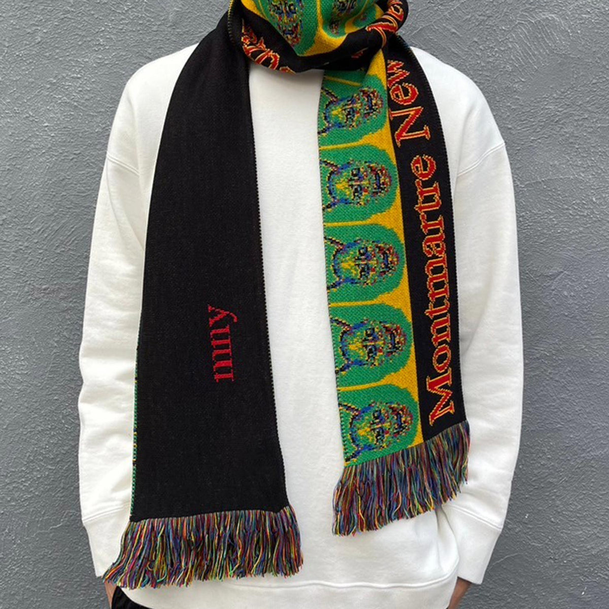 【MONTMARTRE NEW YORK /NEUTRAL LIPS SCARF Neutral Lips Scarf – Montmartre New York