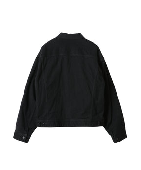 ブラックデニム ジャケット