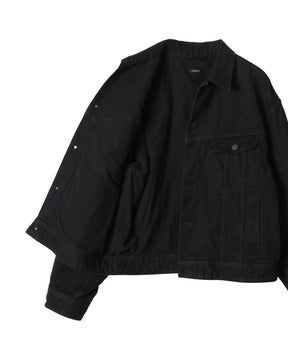 ブラックデニム ジャケット