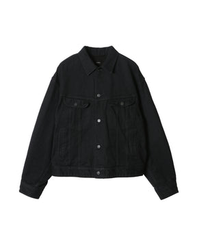 ブラックデニム ジャケット