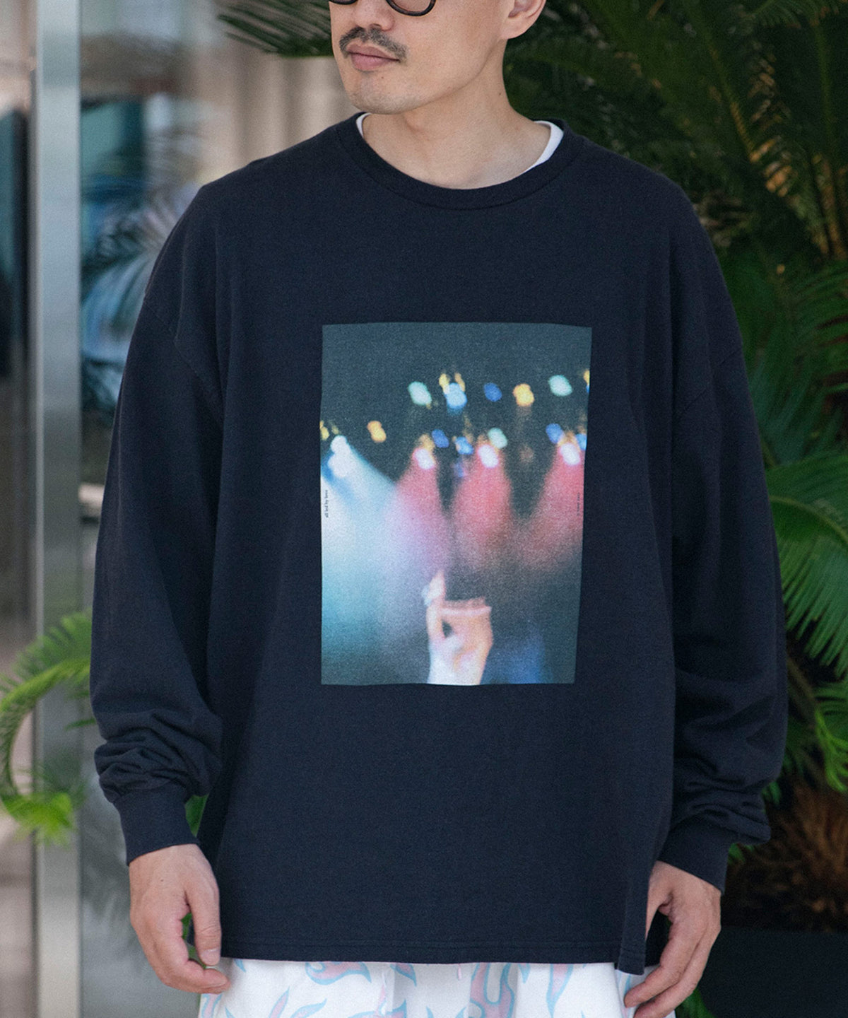 Live Your Life L/S TEE (BLEACH)