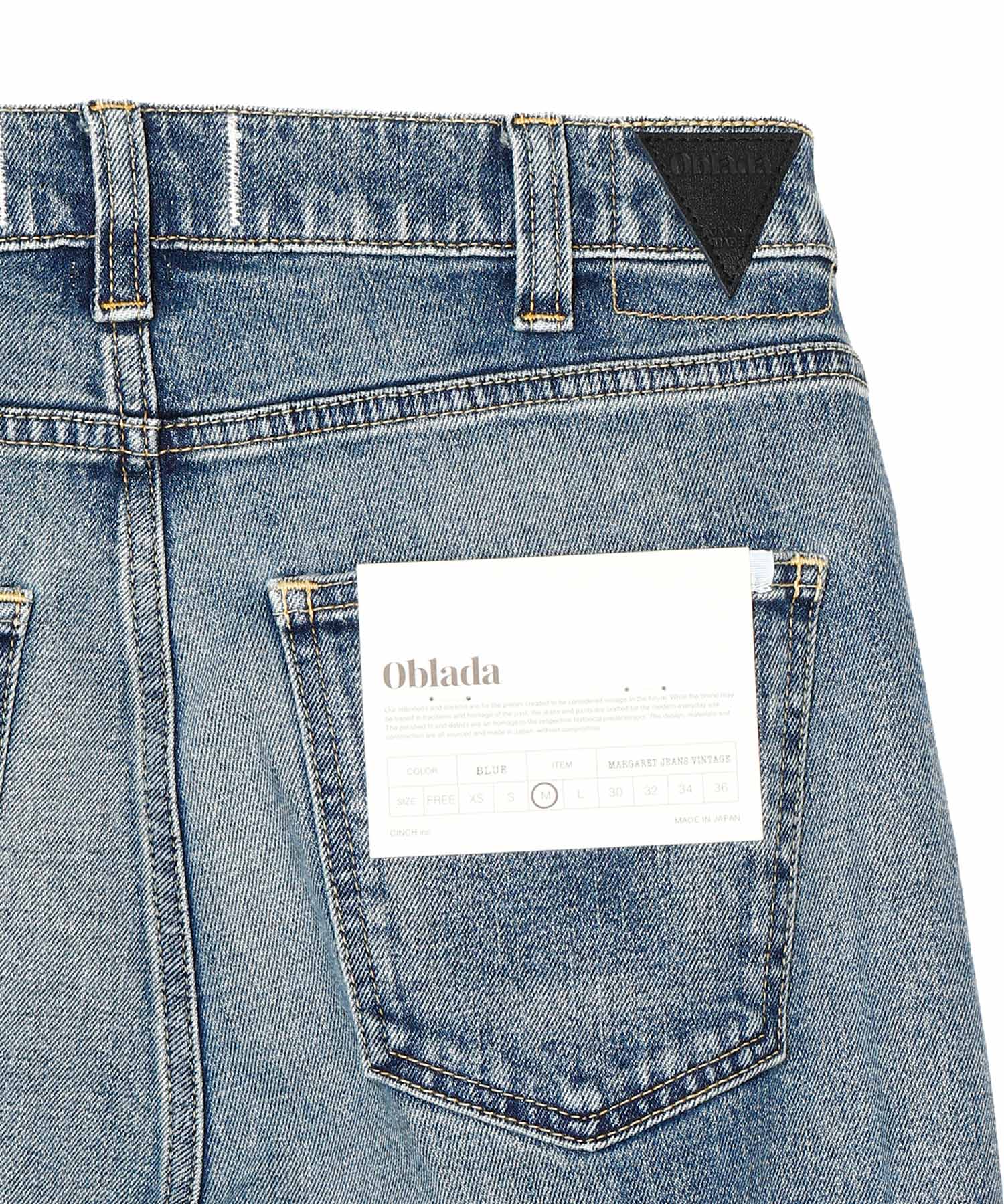 MARGARET JEANS VINTAGE(BLUE)