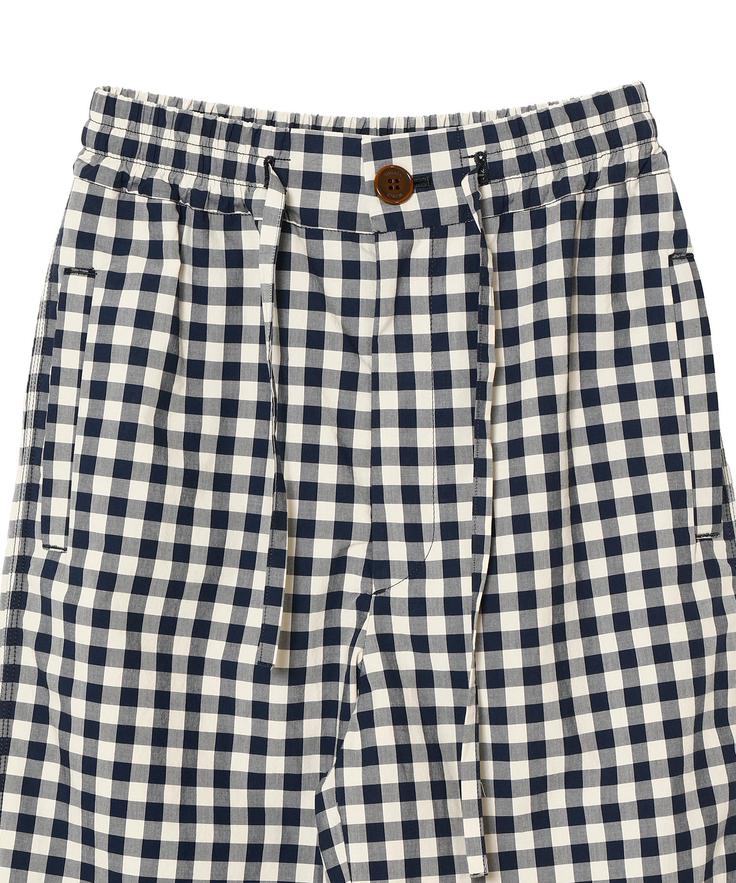 GINGHAM CHECK PANTS